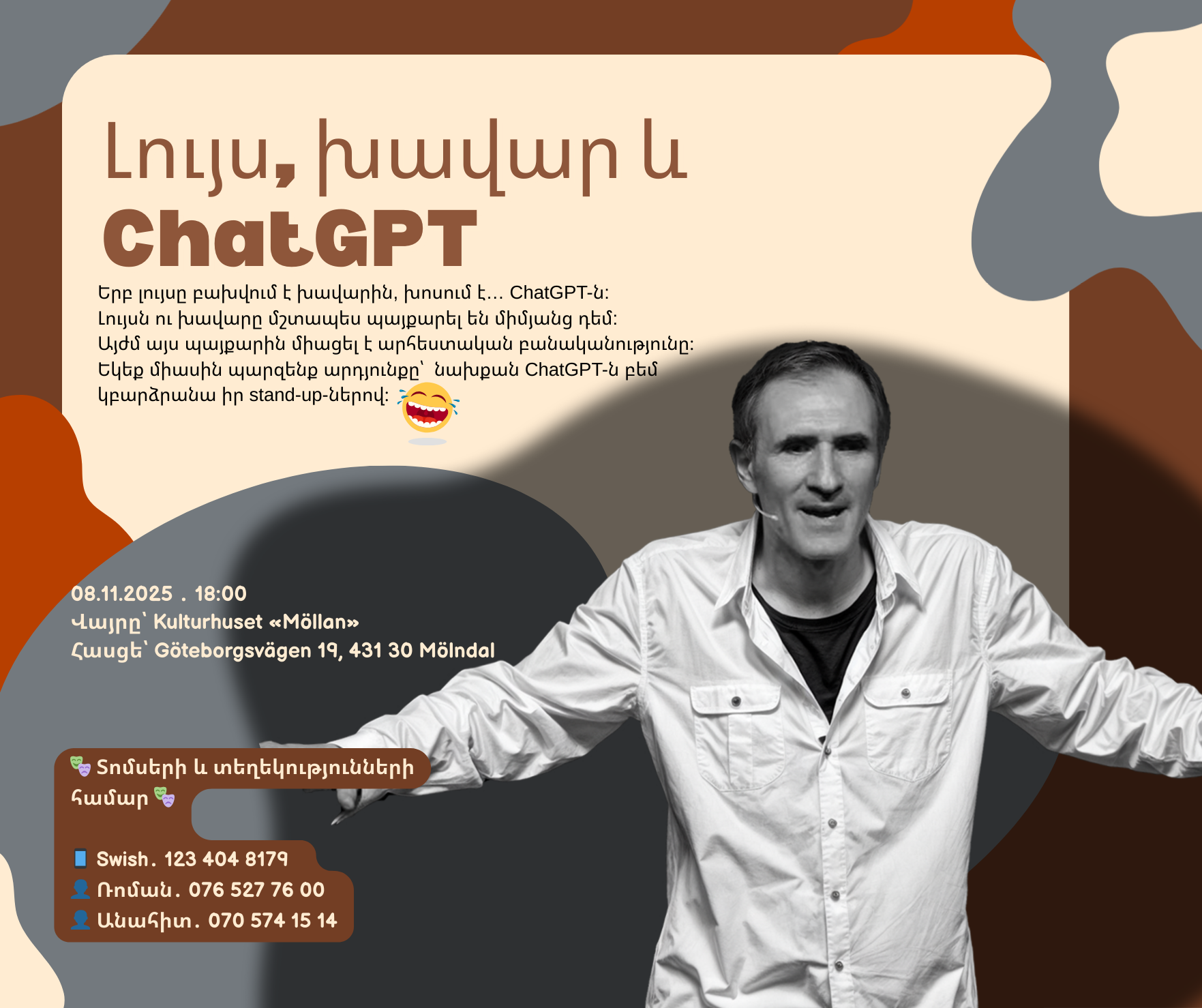 Vardan Petrosyan på scen i Göteborg